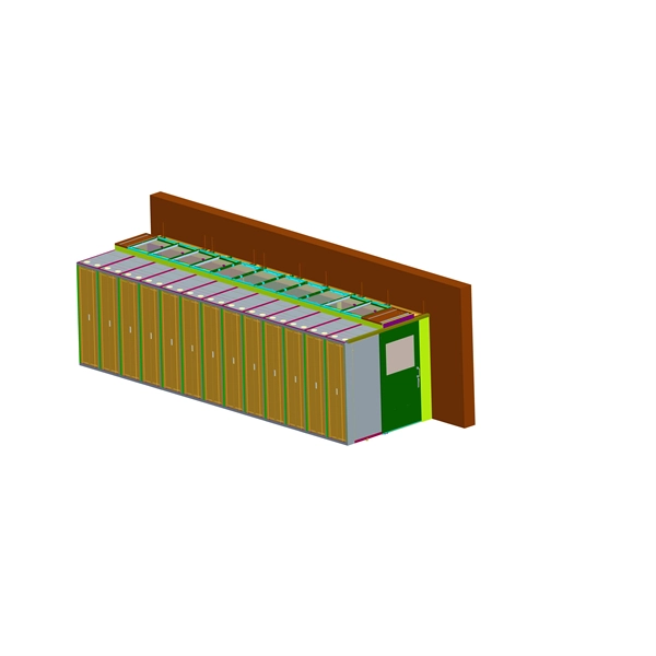 Spacing requirements for side-by-side cable tray supports